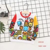 ราคา เสื้อยืด Bape LONG-SLEEVED BOYS!! กระจกเงา คุณภาพ!! (27015228985)