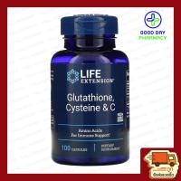 ราคา พร้อมส่ง Life Extension, Glutathione, Cysteine & C, 100 แคปซูล‍ (13509659750)