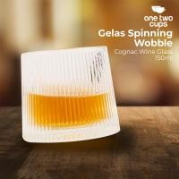 ราคา One Two Cups Whisky Crystal Spinning Wobble Rock Glass 150ml - YJ101 (54151553754)
