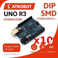 ราคา 10 Sets – Arduino UNO R3 SMD บอร์ดไมโครคอนโทรลเลอร์ ATMEGA32 (42068592981)