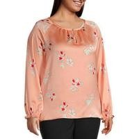 ราคา BLOUSE SILK SATIN POLYESTER ORI LIZ CLAIBORNE (49652195594)