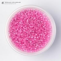 ราคา ลูกปัดเม็ดทราย ขนาด 3 มม. ทรงท่อเม็ดเรียงสวย ชมพูสดใส Vibrant Pink (24395142935)