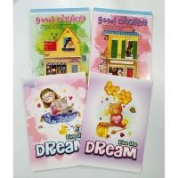 ราคา (2 เล่ม) สมุดปกอ่อนลายการ์ตูน มีเส้น 60 แกรม 30 แผ่นรวมปก (11100047008)