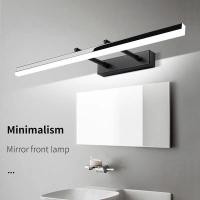 ราคา ไฟผนังห้องน้ำ โคมไฟติดผนังสำหรับโต๊ะเครื่องแป้งห้องน้ำ โคมไฟติดผนังห้องน้ำ ไฟ LED ปรับโต๊ะเครื่องแป้ง ไฟตู้ติดผนังห้องน้ำสมัยใหม่สำหรับแต่งหน้า (26750808053)