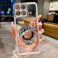 ราคา IQOO Neo 10 5G CD รูปแบบ Glitter Magnetic Bracket เคสโทรศัพท์สําหรับ Vivo iQOO Neo 10 Neo10 iQOONeo10 5G เลนส์กล้องป้องกันฟิล์มโปร่งใสพร้อมแหวนนิ้ววงเล็บ (43004032135)