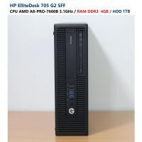 ราคา HP EliteDesk 705 G2 SFF -CPU - AMD A8-PRO-7600B 3.1GHz -RAM DDR3 4GB -HDD 1TB -Wi Fi (23307721737)