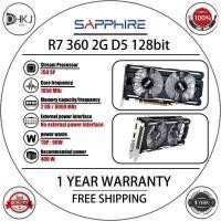 ราคา Sapphire GDDR5 OC 128bit AMD Radeon R7 360 2GB กราฟิก GPU เดสก์ท็อปหน้าจอคอมพิวเตอร์เกมการ์ด (49302379698)
