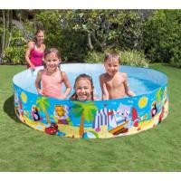 ราคา สระน้ำขอบตั้ง 4-8 ฟุต สระน้ำสำเร็จรูป สระสำหรับเด็ก สระว่ายน้ำเด็ก สระเด็กเล่น ( คละลาย ) (13102874147)