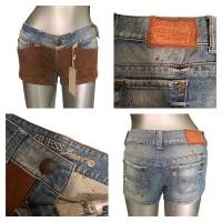 ราคา SALE️ Guess(เกสส์) ( SH61 ) ของแท้ กางเกงยีนส์ขาสั้น เอวต่ำ ผู้หญิง ทรงคาวบอย (20979913871)