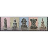 ราคา B109 แสตมป์ไทยยังไม่ได้ใช้ ชุด พระยอดขุนพล ปี 2548 (ยังไม่ใช้) สภาพดี 1 ชุดมี 5 ดวง ไม่ติดกัน (3129565112)