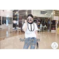 ราคา new เสื้อเชิ้ตทูโทน สีกรมตัดขาว งานป้าย Lawyer (3348200495)