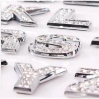 ราคา Diy เพชรตัวอักษรคริสตัลรถสติกเกอร ์ , เพชรภาษาอังกฤษ 3D Stereoscopic รถสติกเกอร ์ , เพชรน ้ ําตัวอักษรโลหะ (28401491513)