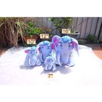 ราคา ตุ๊กตา Khan Kluay ช้างก้านกล้วย & Shaba Kaew ช้างชบาแก้ว 7/10/12/16/20นิ้ว (11941014927)