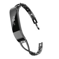 ราคา Bling Straps ใช้งานร่วมกับ Fitbit Alta และ Fitbit Alta HR, ผู้หญิงสแตนเลสสตีลเปลี่ยนแหวนเครื่องประดับสร้อยข้อมือกําไลข้อมือสายรัดข้อมือสําหรับ Fitbit Alta/Alta HR (42322748615)