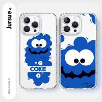 ราคา JURSUE เคสไอโฟน เคสซิลิโคนนุ่มกันกระแทกใสน่ารักตลก เคสโทรศัพท์ เคสไอโฟนการ์ตูน Compatible for iPhone 14 13 12 11 Pro Max SE 2020 X XR XS 8 7 6 6S Plus พลัส L0121 (24067770299)