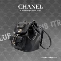 ราคา แพ็คร้อน CHANEL กระเป๋าเป้สะพายหลังดำ AS2908-B09750-94305 Hot sale bag (26125401514)