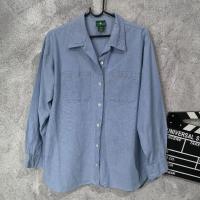 ราคา ผ้ามือสอง​ เสื้อเชิ้ตยีนส์แขนยาว (17799059651)