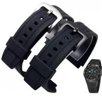 ราคา ❤ Black Silicone Rubber Sports Watch Strap Edifice Ef-552 Watchbands Ef-552D-1A Men 39;S Bracel (44107902554)