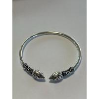 ราคา กำไลปลายเปิดโป่ง หัวบัว เงินแท้92.5 (24155435505)