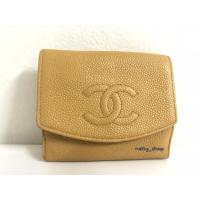 ราคา กระเป๋าสตางค์ Chanel wallet หนังคาเวียร์ แท้ % มือสองแบรนด์เนมญี่ปุ่น (3720345448)
