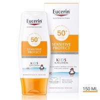 ราคา Eucerin Kids Sun Lotion Sensitive Protect SPF 50+ Sunscreen / ยูเซอริน คิดส์ ซัน โลชั่น 150 มล. ผลิตภัณฑ์กันแดดสำหรับเด็ (23809348701)