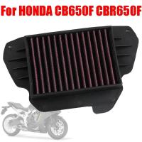 ราคา Motorcycle Air Filter Intake Cleaner Element For HONDA CB650F CBR650F CB650 CBR650 CB CBR 650 F 650 (56352387547)
