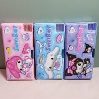 ราคา กล่องดินสอแม่เหล็ก รุ่นใหม่ ไซส์ใหญ่ ใส่ของจุใจกว่าเดิม กล่องเปิดได้ 2 ด้าน พร้อมกบเหลาดินสอในตัว 2 ช่อง ลายน่ารักมาก (24929203511)