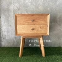 ราคา ตู้ไม้สักแท้ ตู้ข้างเตียง ตู้หัวเตียง ไม้สักแก่คุณภาพดี (ผลิตจากไม้สักเก่า) (7990276406)