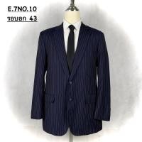 ราคา Ermenegildo Zegna สูท ผู้ชาย สีกรมลายทาง รอบอก 43 (25787918851)