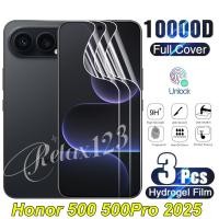 ราคา สําหรับ Honor 500 Pro 5G 2025 HD Hydrogel ฟิล์มป้องกันหน้าจอ 1/2/3 ชิ้นสําหรับ HONOR 500 500Lite 500Pro Honor 500 Lite 5G กล้องป้องกันฟิล์มหน้าจอป้องกันคลุมทั้งหมดฟิล์มนุ่ม (47202149578)