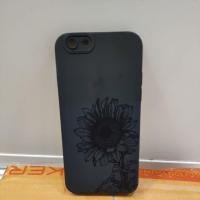 ราคา เคส iPhone 6 ซิลิโคนสีดำลายทานตะวันอย่างดี (24445893194)