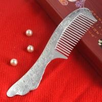 ราคา ผู้ผลิตหวีไอออนเงินโลหะผสมหวีชุบเงินหวีร้านทองสวัสดิการแผงลอยหวีเงินระบายน้ําของขวัญ[mxS] (46750157537)