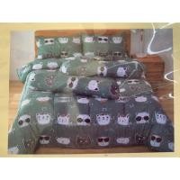 ราคา ผ้าปูที่นอน 3.5 ฟุต (ลายการ์ตูนสีเขียว) cotton house (2802957221)