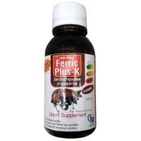 ราคา วิตามินบำรุงเลือดและสุขภาพ Ferric Plus-K (ชนิดน้ำ) สำหรับสุนัขและแมว 100 ml. (1757535718)