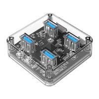 ราคา USB HUB (ยูเอสบีฮับ) ORICO 4-PORT TRANSPARENT COMPACT HUB (27151060201)