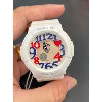 ราคา casio Baby-G BGA-130TR-7BDR สีขาว Lady ของแท้ สภาพใหม่ (49800492244)