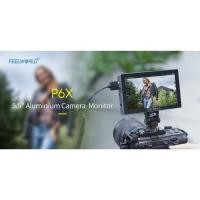 ราคา Feelworld P6X 5.5 "Aluminium Camera monitor จอภาพหน้าจอสัมผัส, กล้อง DSLR 1000nit, 3D LUT (23565023039)