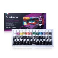 ราคา (KTS)ชุดสีอะคริลิค Renaissance Acrylic Colour Set 12สี 12ml (5897353724)