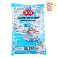 ราคา aro pure refined sugar เอโร่ น้ำตาลทรายขาวบริสุทธิ์แบบซอง น้ำตาลทราย น้ำตาลทรายแบบซอง น้ำตาลแบบซอง น้ำตาลซอง 6g x 300ซอง (28429743916)