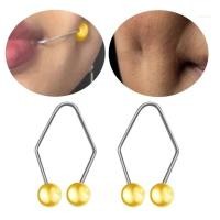 ราคา Stylish Lip Stud Alloy Dimple Trainer Facial Beauty Tools Pearls Dimple Maker (28503464669)