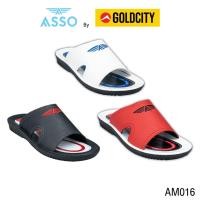 ราคา GOLDCITY รองเท้าแตะแบบสวม ผู้ชาย ใส่สบาย น้ำหนักเบา พื้น PVC กันลื่น รุ่น AM016 (39-44) (25235981978)