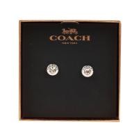 ราคา Coach ต่างหู รุ่น Open Circle Stone Strand Earrings (4297152769)