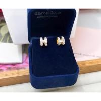 ราคา พร้อมส่ง ต่างหูแฟชั่น ต่างหูหุ้มทอง ทอง24เค งานนำเข้า (19384523845)