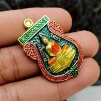 ราคา เหรียญเสมาเมตตามหานิยม หลวงพ่อพระพุทธโสธร ปี 2559 กะไหล่ทองลงยา พร้อมกล่อง พระบ้านรวมๆ สวยๆวัดใจ (43470322572)