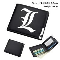 ราคา Death Note นักเรียนการ์ตูนกระเป๋าสตางค์สีดำแบบสบาย ๆ (2474673129)