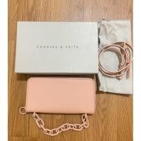 ราคา CHARLES & KEITH กระเป๋าสตางค์ใบยาวซิปรอบ แท้จากช็อป ของใหม่100%ป้ายห้อย (29424630606)