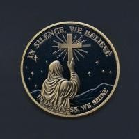 ราคา เหรียญที่ระลึกต่างประเทศ เหรียญที่ระลึกโบราณ เหรียญสวดมนต์ Electroplating เหรียญงานฝีมือโลหะนูนสามมิติ (50001505032)