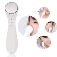ราคา Facial Massager เครื่องนวดหน้าระบบไอออนนิค ขนาดพกพา + พร้อมถ่าน (สีขาว) . (664594309)