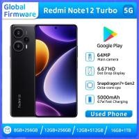 ราคา Redmi Note 12 Turbo(5G)สมาร์ทโฟนAndroid 256GBทุกสีสภาพดีโทรศัพท์มือสองต้นฉบับ (42124407145)