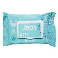 ราคา ซื้อ 1 แถม 1 แจ๊บส์ ผ้าเช็ดทำความสะอาด สูตรน้ำแร่ธรรมชาติ JABS Mineral Wipes 45s 45 แผ่น ของแท้ (03054) (40557113684)